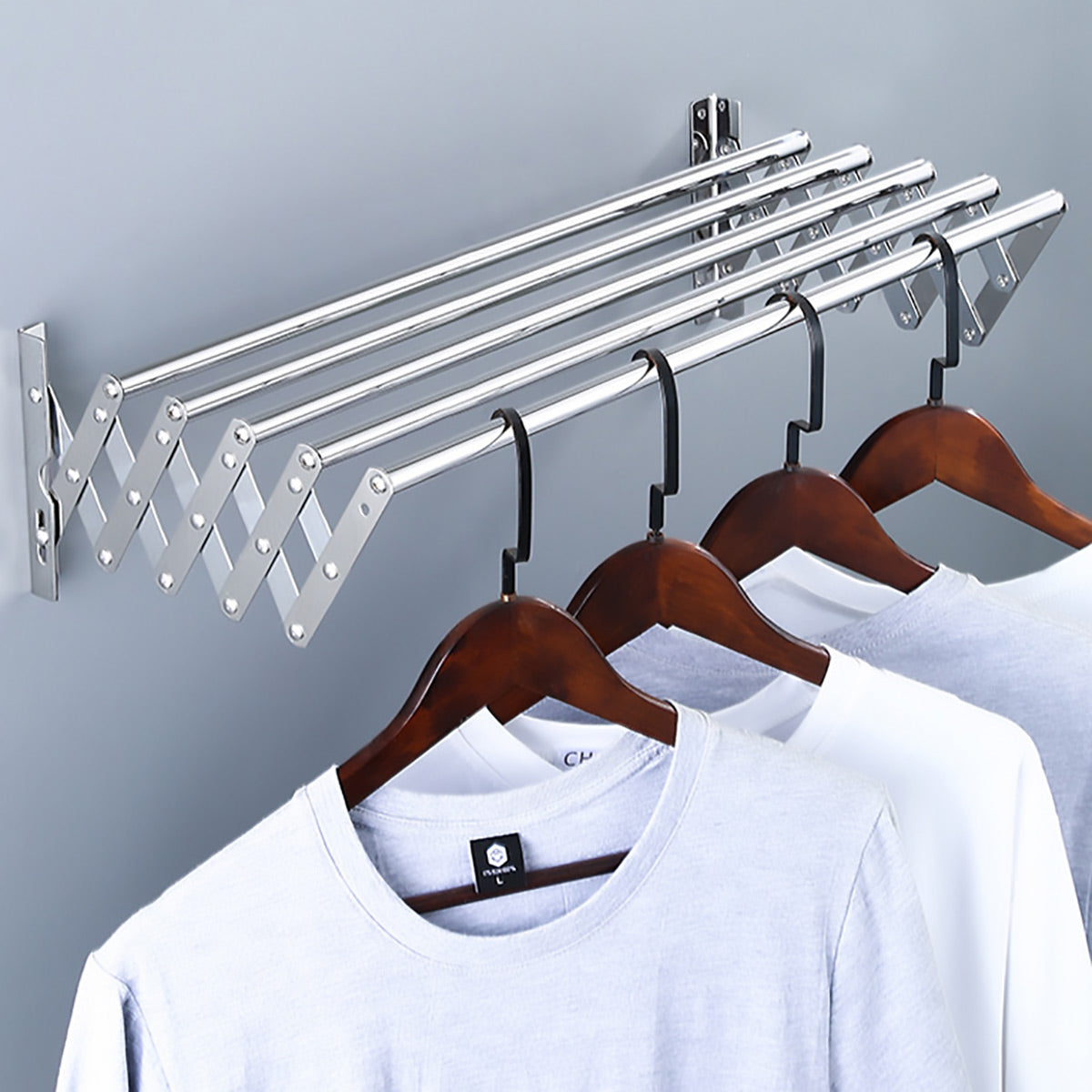 Accordion Steel Drying Rack Two Lengths Set | StorageOZ