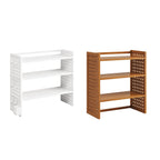 3 Tier Bamboo Desktop Shelf Two Sizes Set | StorageOZ