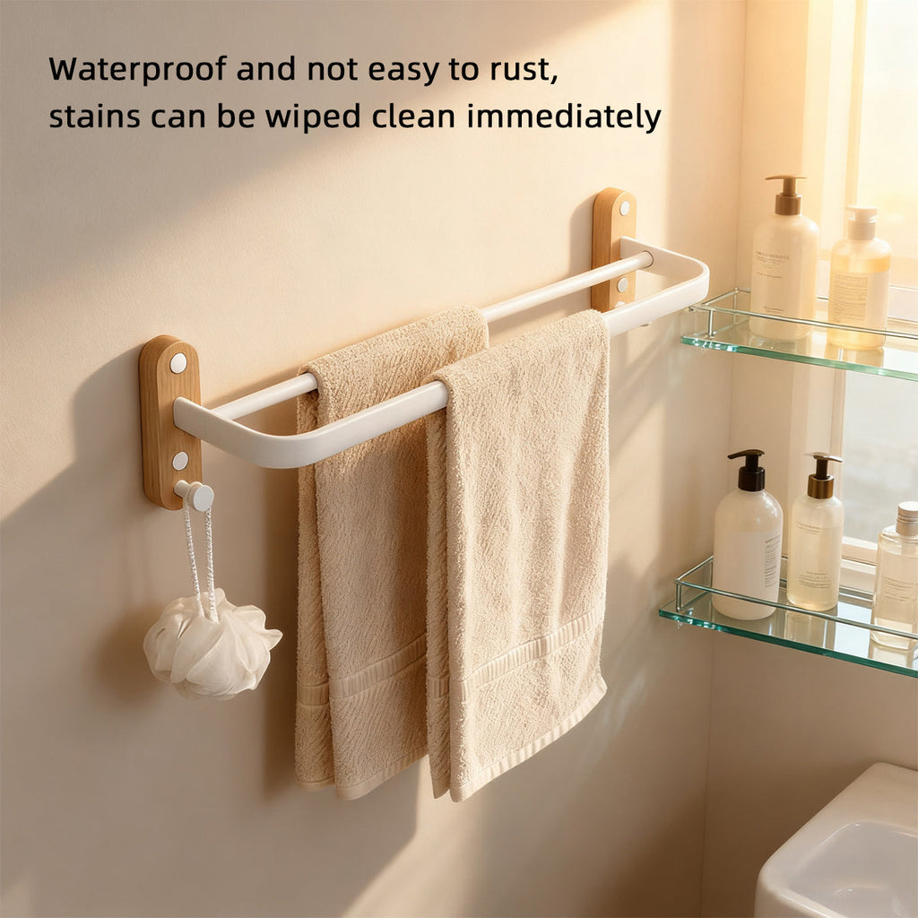 Towel Racks Two Colours Bath Organiser Set | StorageOZ