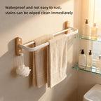 Towel Racks Two Colours Bath Organiser Set | StorageOZ