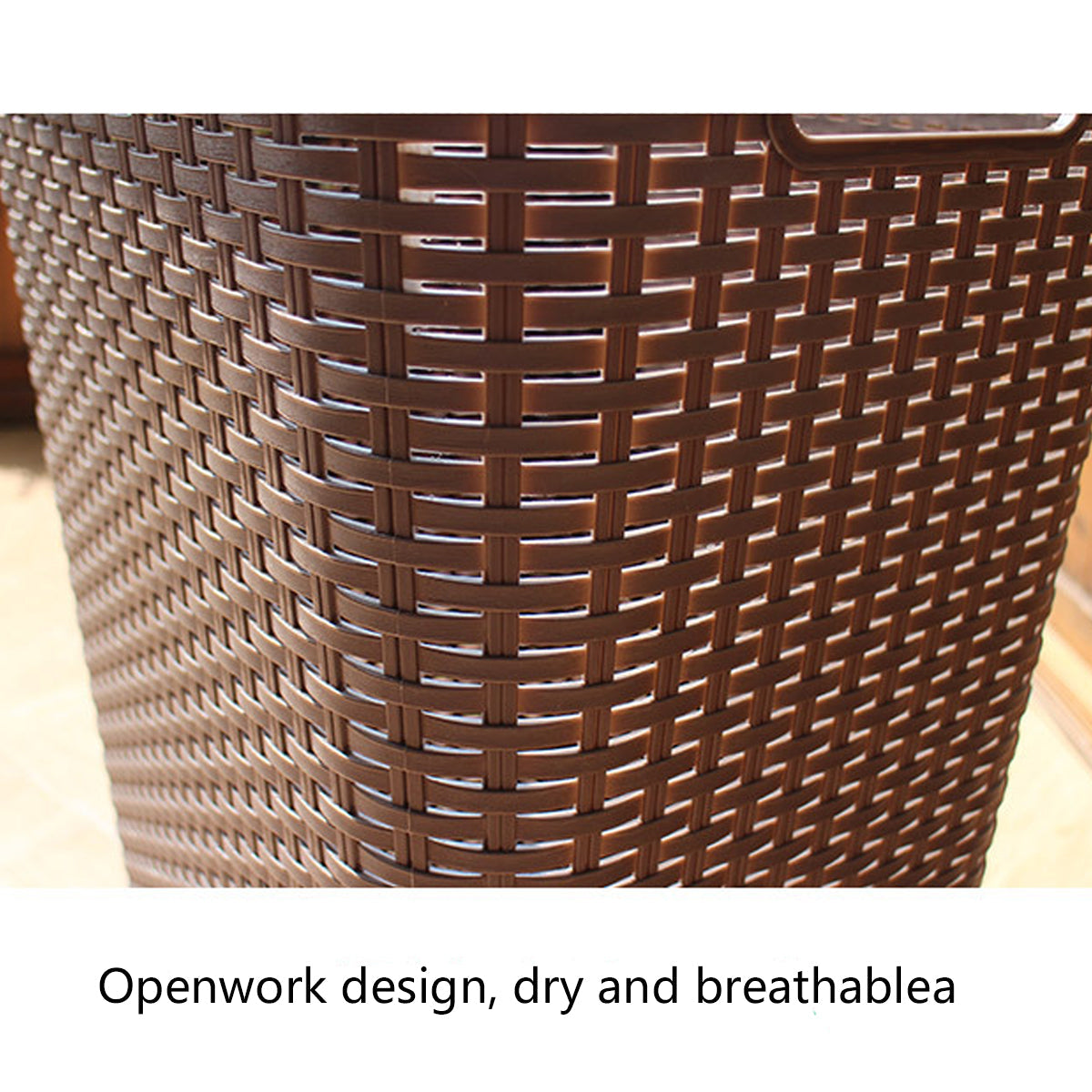 Rattan Style Laundry Basket Two Colours Set | StorageOZ