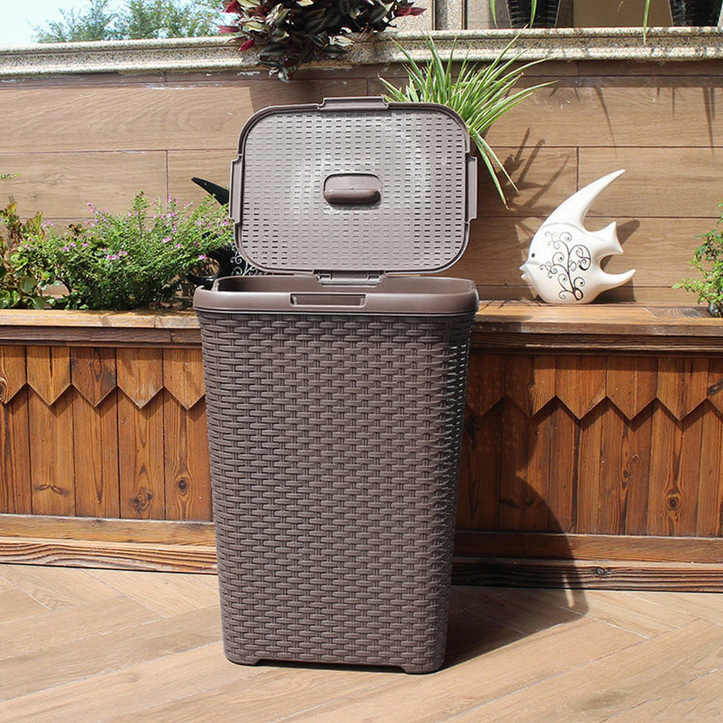Rattan Style Laundry Basket Two Colours Set | StorageOZ