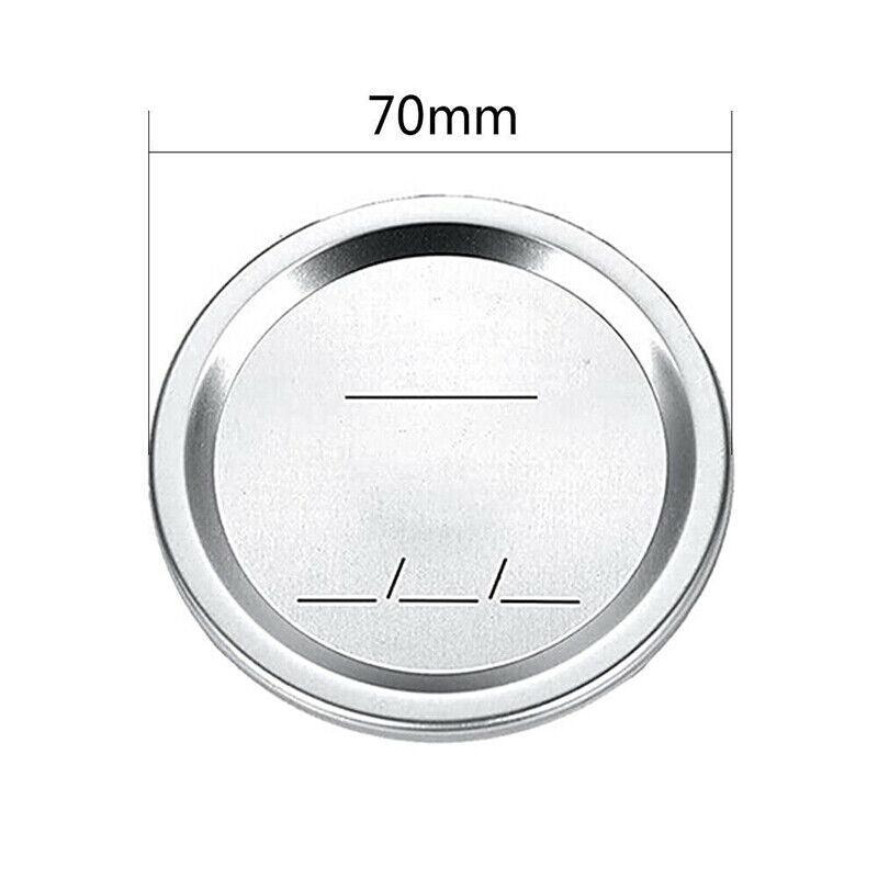 Mason Jar Lids 12pcs for Regular Mouth Jars | StorageOZ