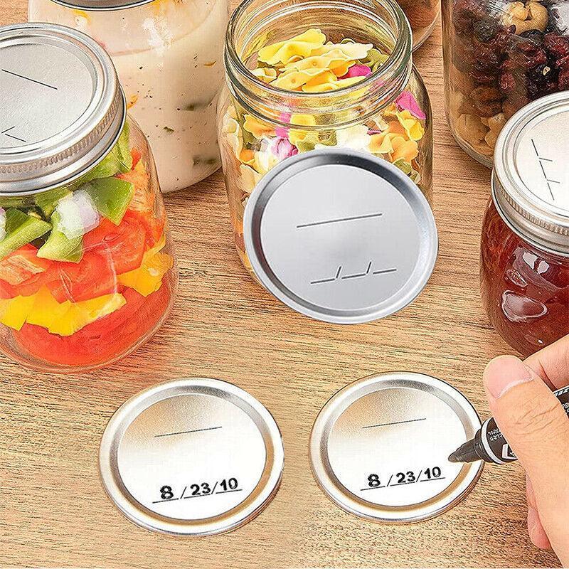 Mason Jar Lids 12pcs for Regular Mouth Jars | StorageOZ