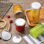Mason Jar Lids 12pcs for Regular Mouth Jars | StorageOZ