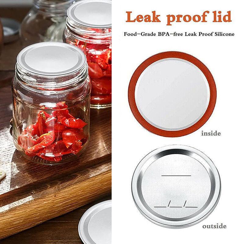Mason Jar Lids 12pcs for Regular Mouth Jars | StorageOZ