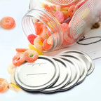 Mason Jar Lids 12pcs for Regular Mouth Jars | StorageOZ