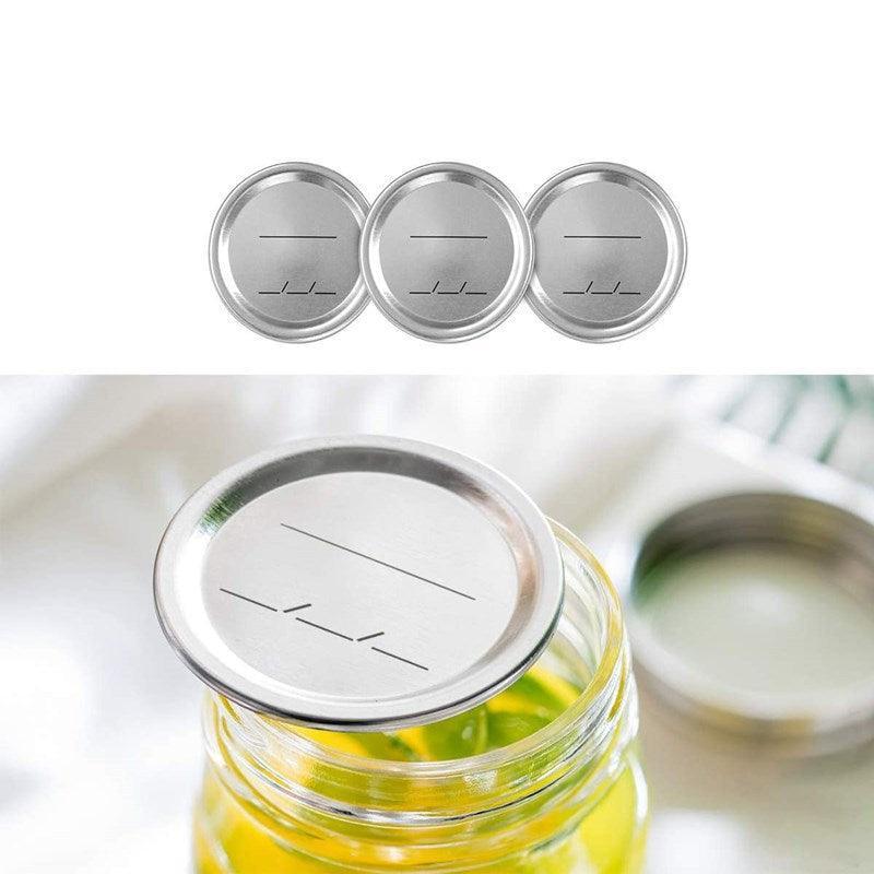 Mason Jar Lids 12pcs for Regular Mouth Jars | StorageOZ