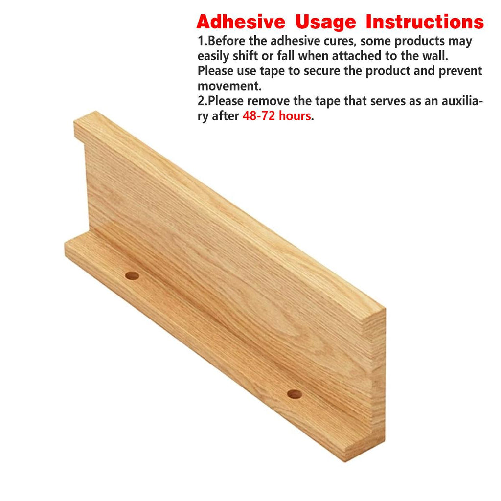 Wooden Floating Wall Shelf Two Finishes Set | StorageOZ
