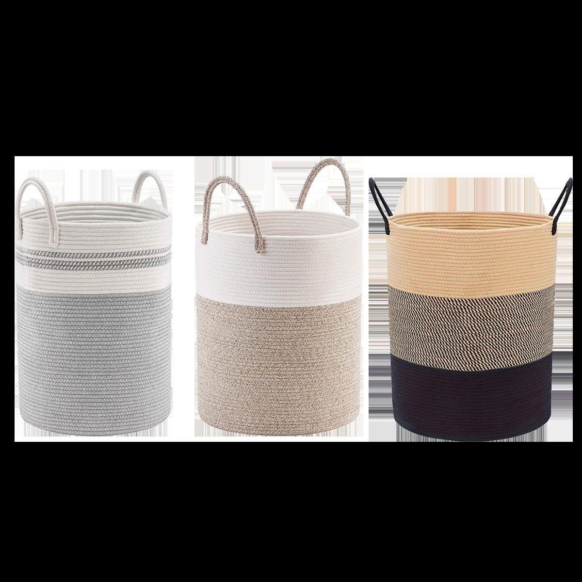 Cotton Rope Storage Basket Three Colourways | StorageOZ
