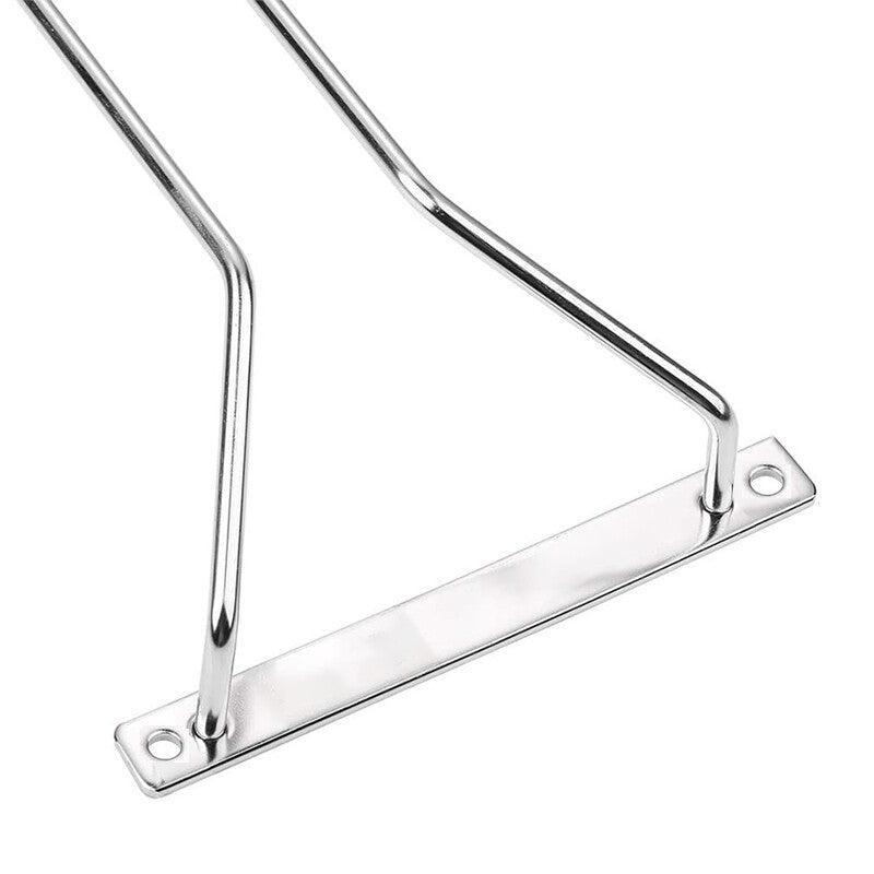 Under Cabinet Wine Glass Holder Steel Rack | StorageOZ