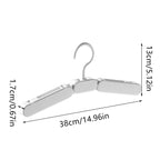 5 Pcs Foldable Plastic Hangers Two Styles | StorageOZ