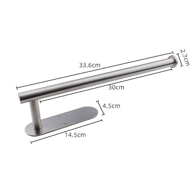 Adhesive Wall Paper Roll Holder Two Colours | StorageOZ
