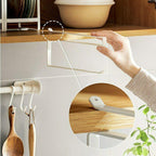No Drill Iron Paper Towel Holder Two Colours | StorageOZ