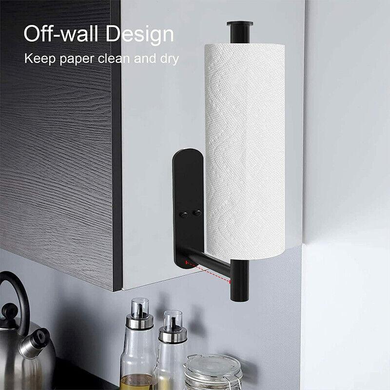 Adhesive Wall Paper Roll Holder Two Colours | StorageOZ