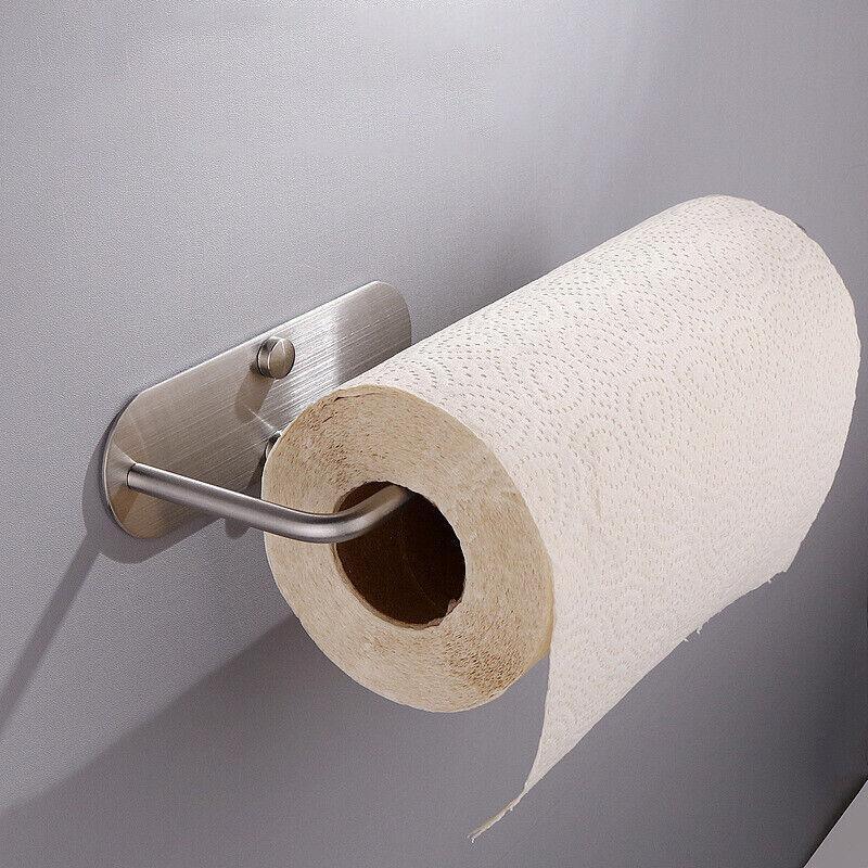 Adhesive Wall Paper Roll Holder Two Colours | StorageOZ