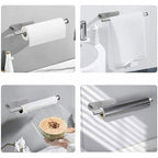 Adhesive Wall Paper Roll Holder Two Colours | StorageOZ