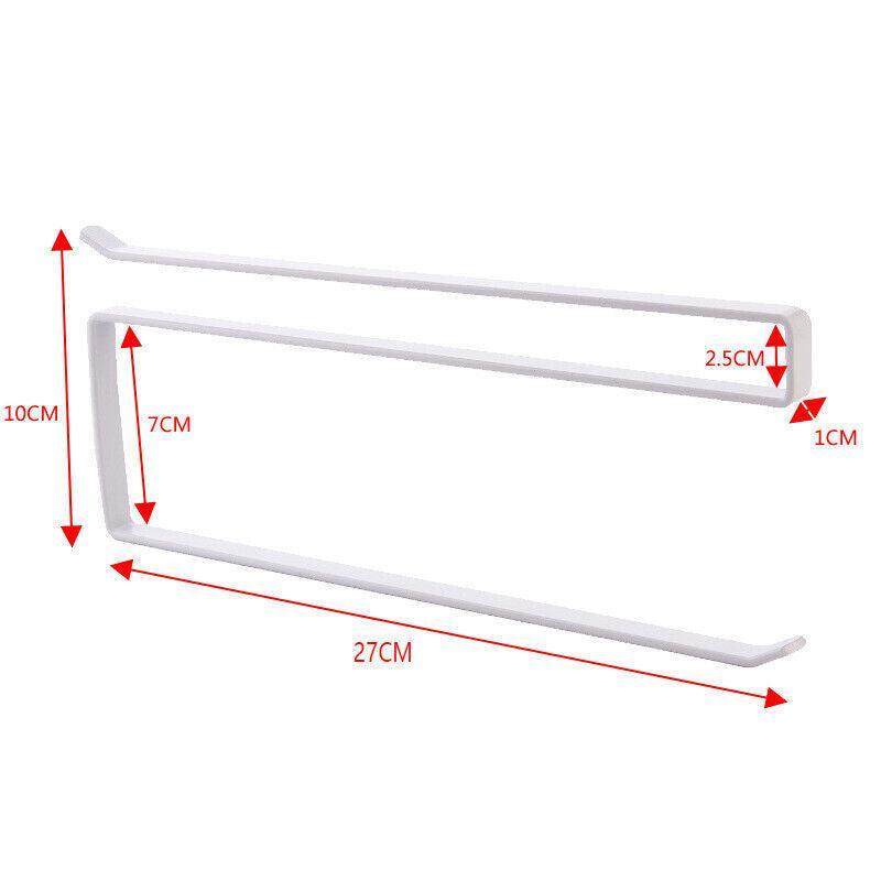 No Drill Iron Paper Towel Holder Two Colours | StorageOZ