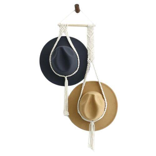 Cotton Rope Hat Rack in Four Pack Options | StorageOZ