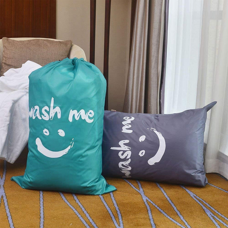 Drawstring Travel Laundry Bag Two Colours | StorageOZ