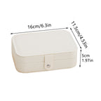 Portable Jewellery Travel Box Two Colours | StorageOZ