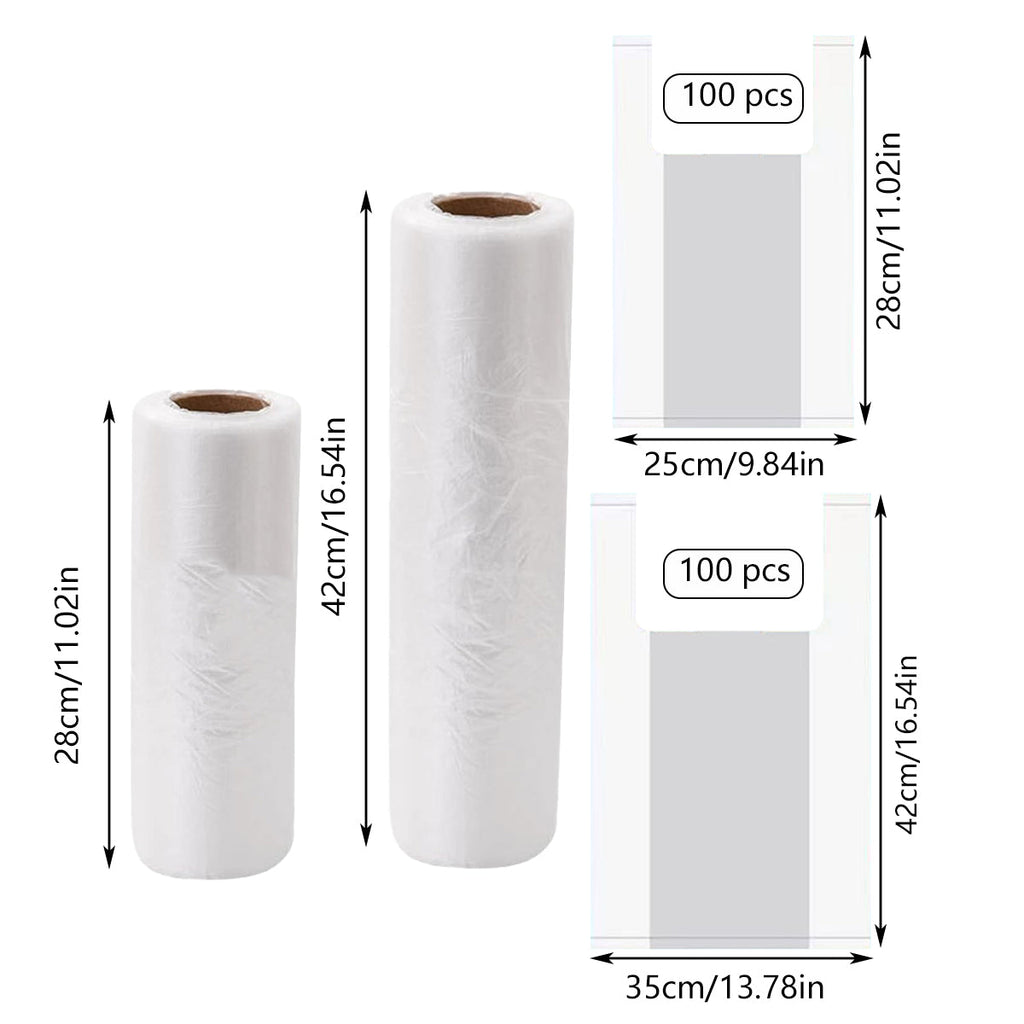 Food Storage Bag Rolls Two Widths Organiser | StorageOZ