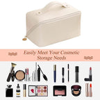 Wired Opening PU Travel Makeup Bag Two Colours | StorageOZ