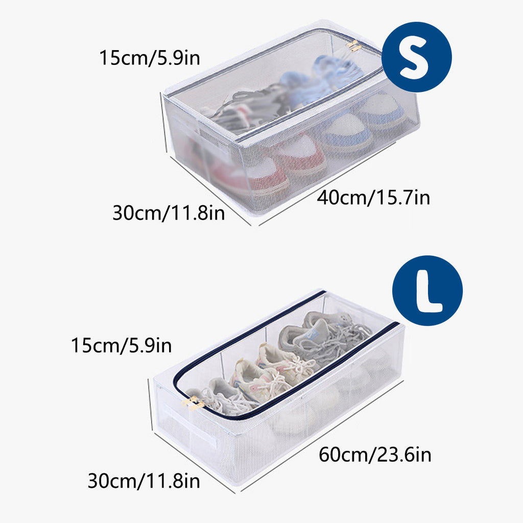 Clear Steel Frame Storage Boxes Two Sizes | StorageOZ