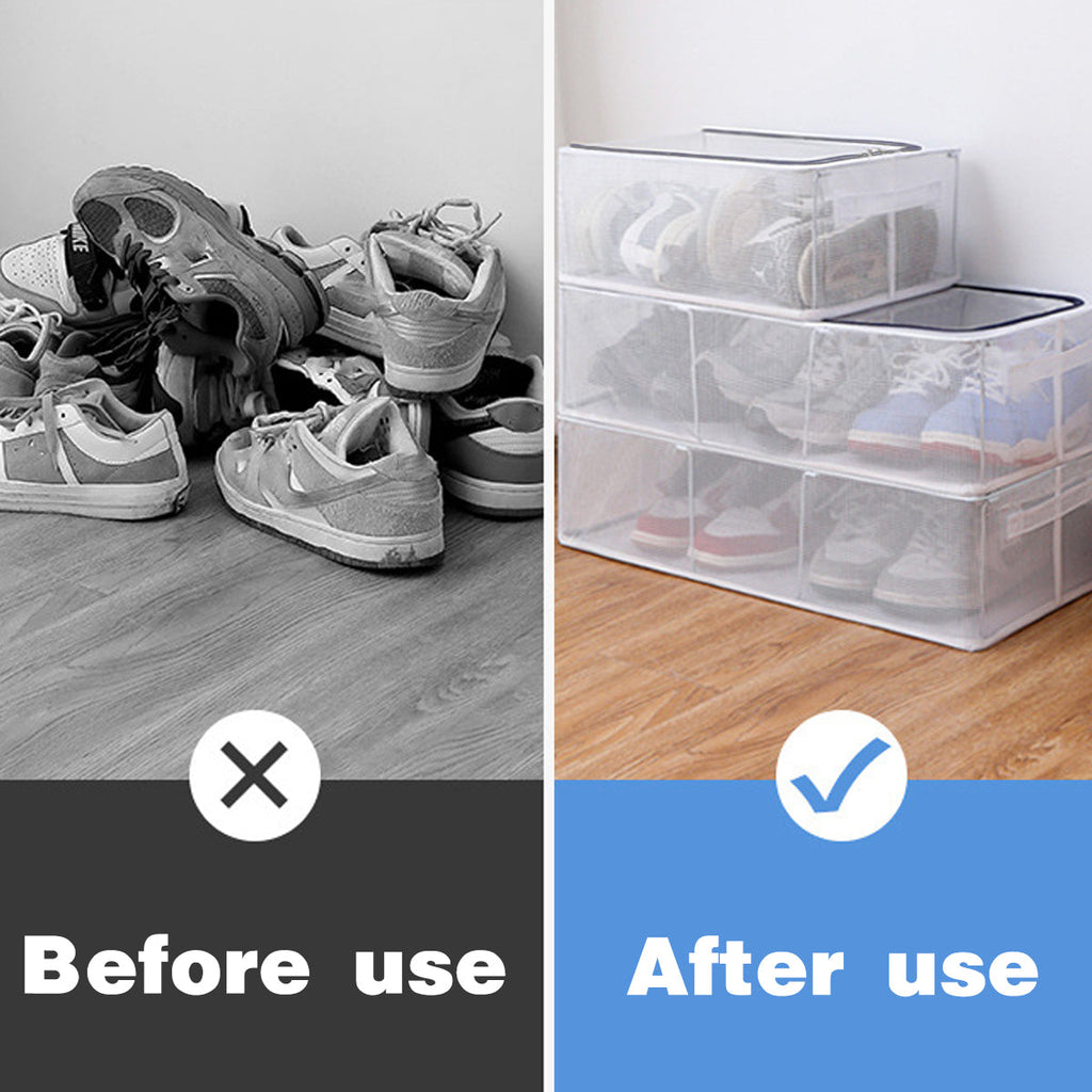 Clear Steel Frame Storage Boxes Two Sizes | StorageOZ