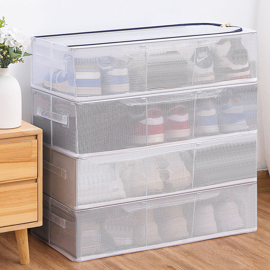Clear Steel Frame Storage Boxes Two Sizes | StorageOZ