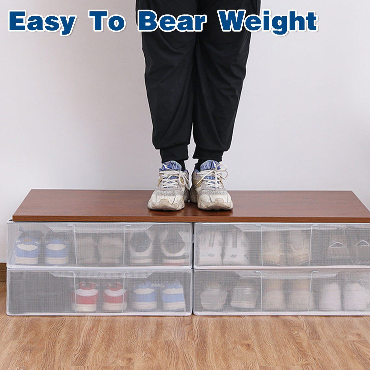 Clear Steel Frame Storage Boxes Two Sizes | StorageOZ