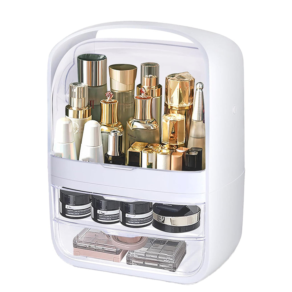 Large Cosmetic Box with Clear Cover Two Colours | StorageOZ