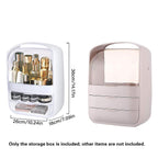 Large Cosmetic Box with Clear Cover Two Colours | StorageOZ