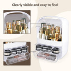 Large Cosmetic Box with Clear Cover Two Colours | StorageOZ