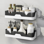 Suction Wall Drain Basket Bathroom Holder | StorageOZ