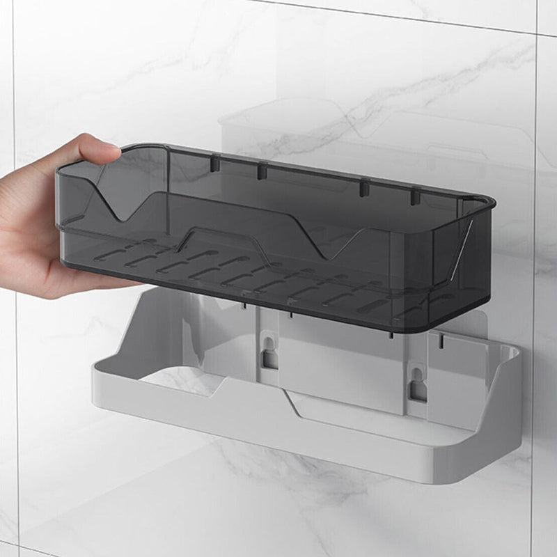 Suction Wall Drain Basket Bathroom Holder | StorageOZ
