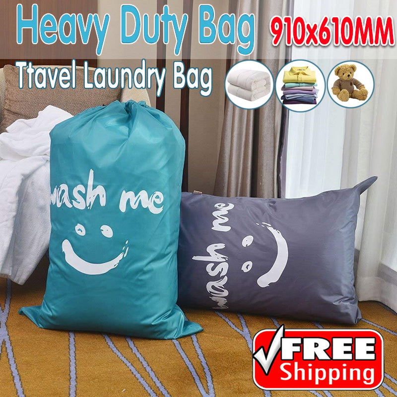 Drawstring Travel Laundry Bag Two Colours | StorageOZ