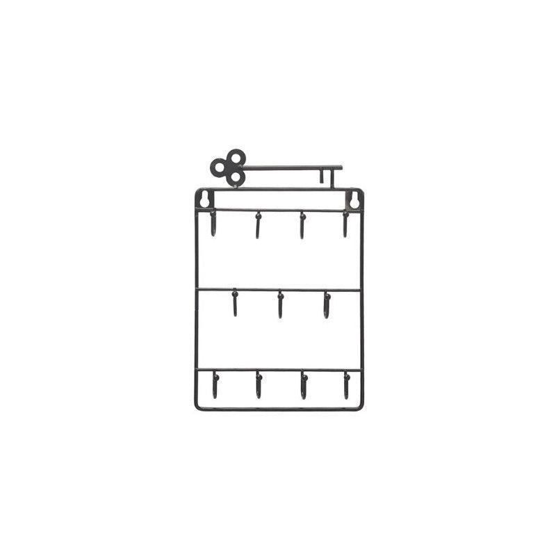 11 Hook Wire Key Storage Rack Two Colours | StorageOZ
