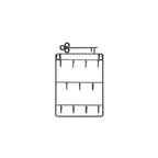 11 Hook Wire Key Storage Rack Two Colours | StorageOZ