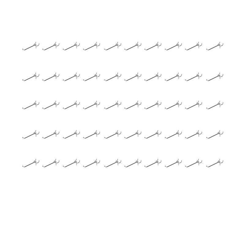50 Pcs Steel Pegboard Hooks Four Lengths | StorageOZ