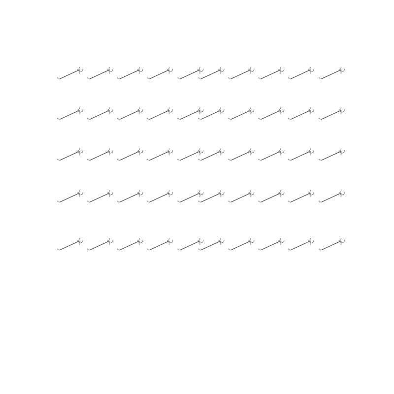 50 Pcs Steel Pegboard Hooks Four Lengths | StorageOZ
