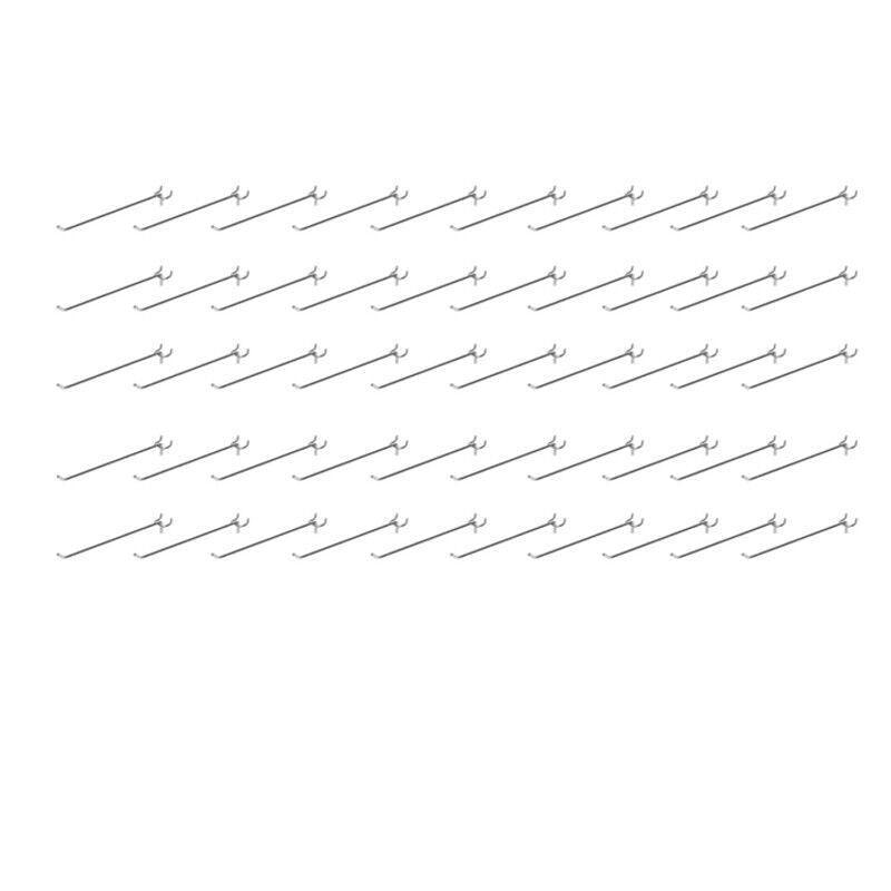 50 Pcs Steel Pegboard Hooks Four Lengths | StorageOZ