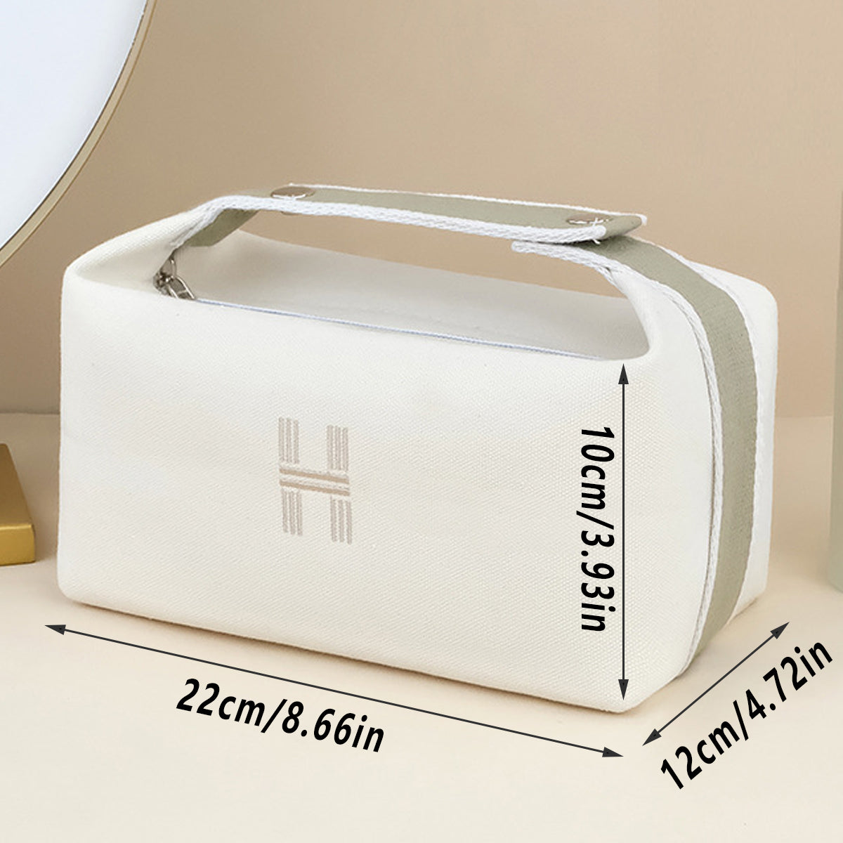 2 Pcs Canvas Travel Wash Storage Bag Set | StorageOZ