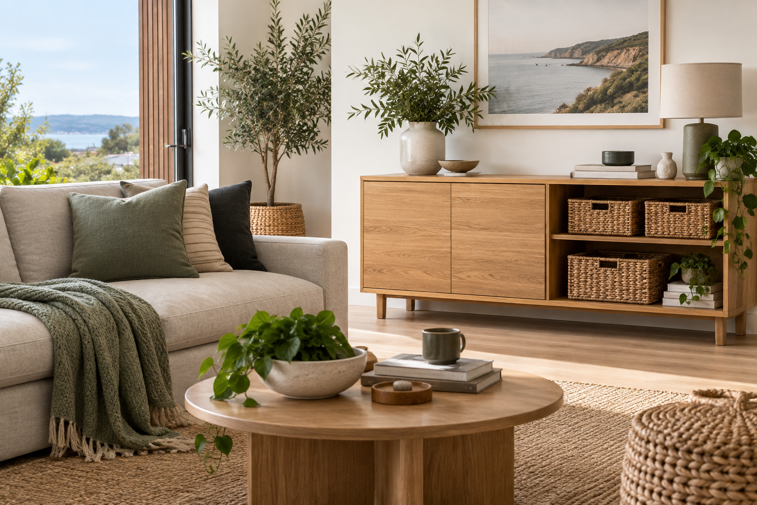 Styled furniture and home storage